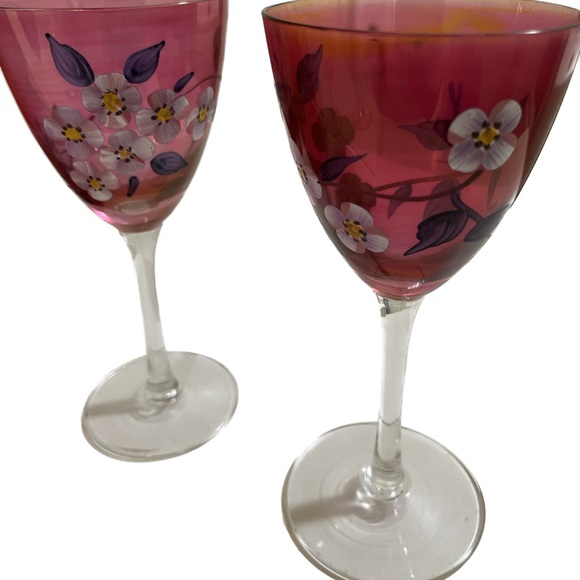 Hand Painted Wine Decanter - Picture 3 of 3